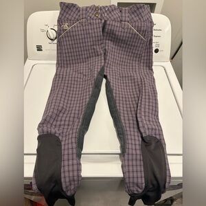 Women's Plaid Riding Pants
